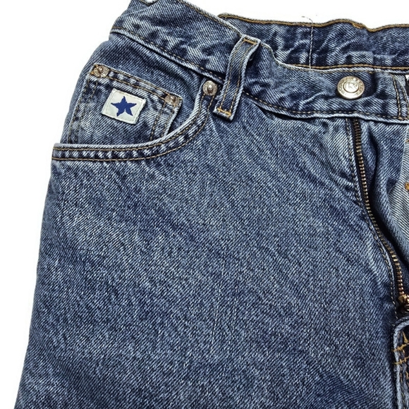 Rockies Jeans Juniors 3 Blue Slim Straight High Rise Denim Pockets RB74065001 - Picture 6 of 14